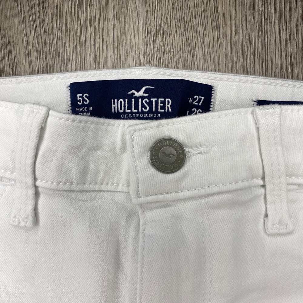 Hollister white jeans